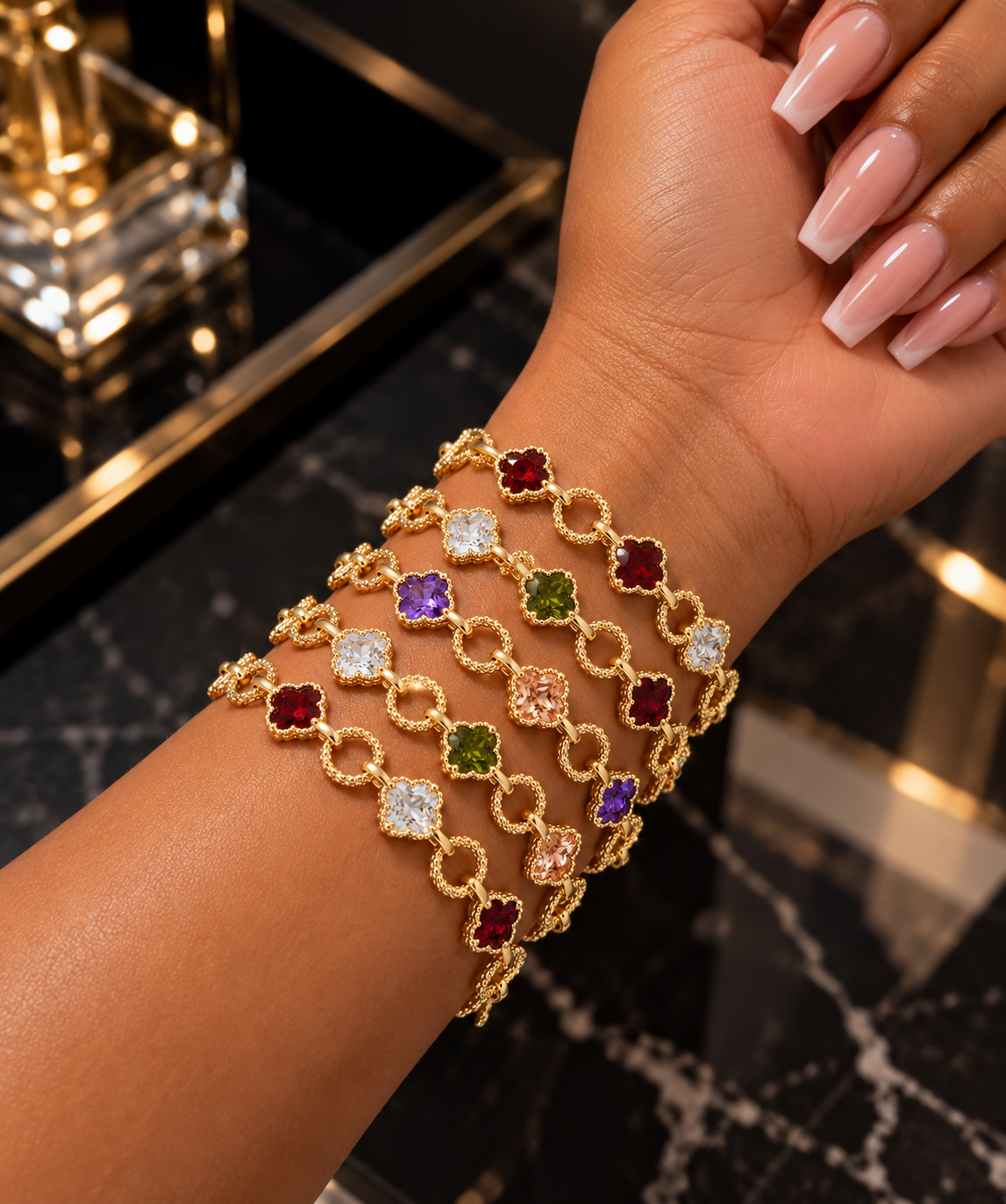 Luxe Jewel Garden Bracelet