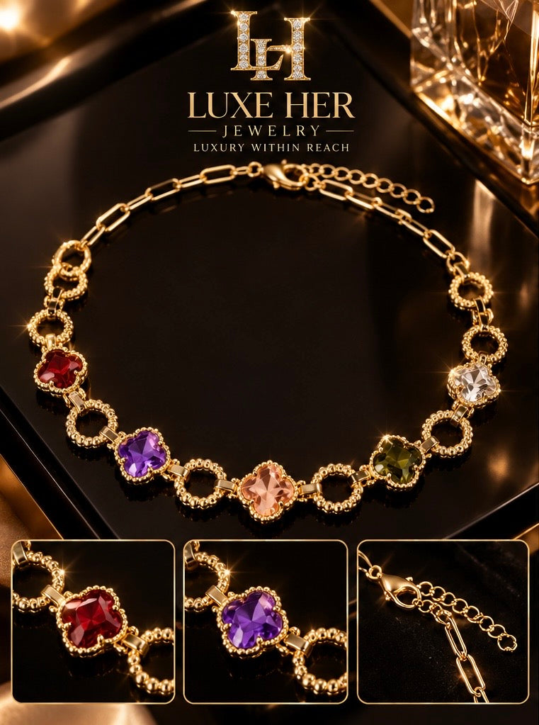 Luxe Spectrum Crystal Necklace