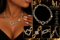 Luxe Bloom Two-Tone Necklace