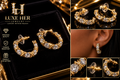 Luxe Radiance CZ Hoop Earrings